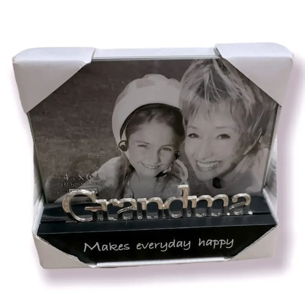 Grandma Wood And Metal 4x6 Picture Frame